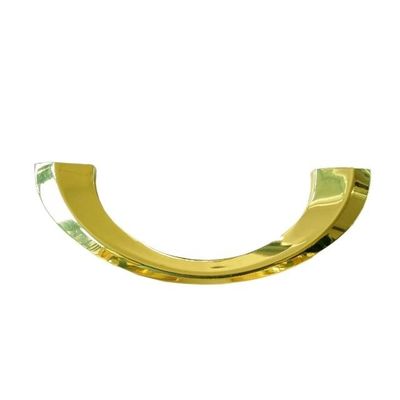 252g Half Moon Metal Casket Handle Hardware High Polished Coffin Handles
