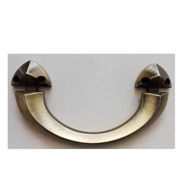 Zinc Alloy Antique Coffin Handles Die Casting Nickel Brass Finished